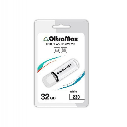 ф\к USB2.0 32GB OltraMax 230 белый