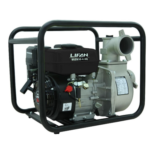 мотопомпа  80мм Lifan 80ZB30-4.8Q