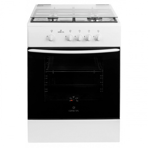 плита газовая Greta  600 GG 6070 CG38 (W)  (исп.15) бел