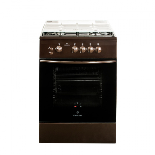 плита газовая Greta  600 GG 6072 CG28 (B)  (исп.06) корич.