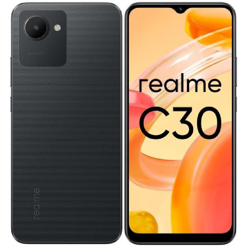 мобильный телефон Realme C30S 4/64Gb Black