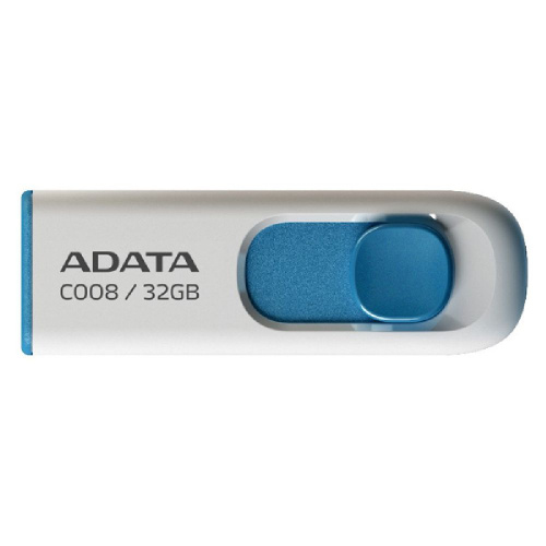 ф\к USB2.0 32GB A-Data С008 бел/син