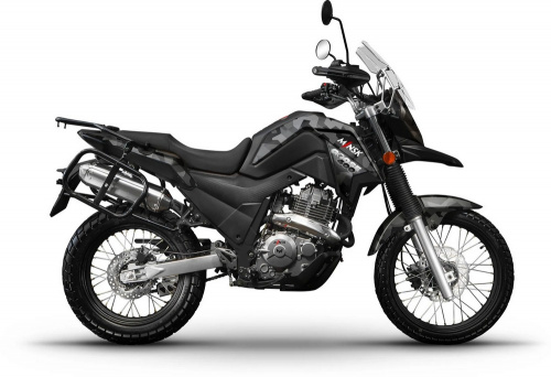 Мотоцикл M1nsk(Минск) Goose 400 черный камуфляж