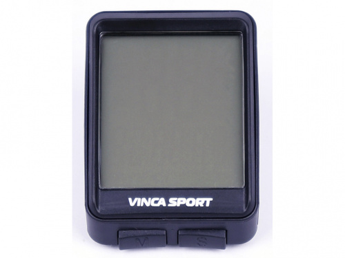 велокомпьютер Vinca Sport V-1507  беспроводной, 12 функций, черный